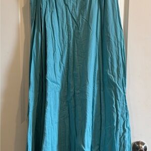 Elegant Blue Maxi Skirt